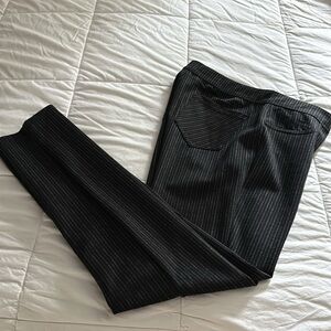 Max Studio grey and black pants, size large. Not worn.